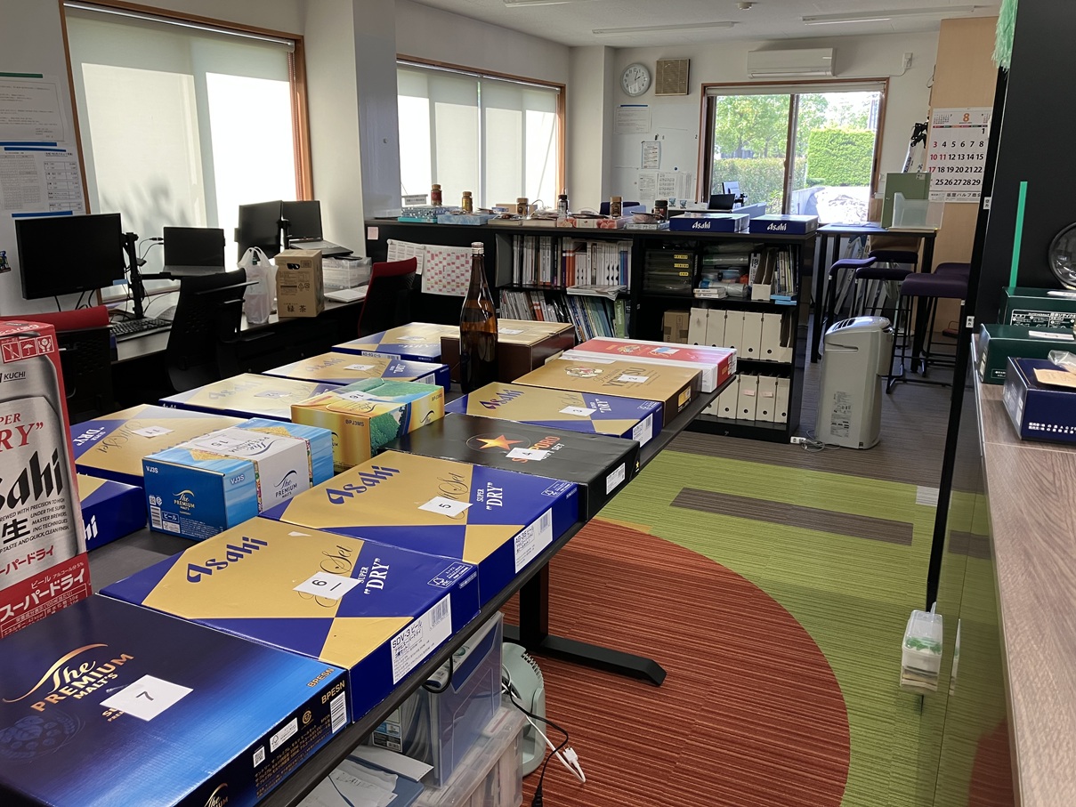 夏の賞与を渡しお中元のくじ引き