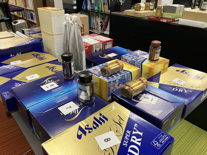 お歳暮の抽選会